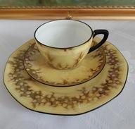 R.S. PRUSSIA. TUŁOWICE _ PIĘKNE TRIO _ ręcz. dekorowane _ ART DECO. 1920 r.