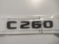 Emblemat naklejka znaczek c260 mercedes czarny