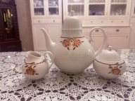 Piękny garnitur herbaciany Rosenthal Romanze dzbanek mlecznik cukiernica