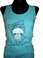 Piżama damska szerokie RAMIONKA szorty r. XL