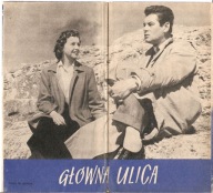 GŁÓWNA ULICA -film prod. hiszpańskiej -program kinowy -lata 50-te