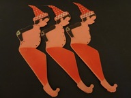 Stojak na choinkę krasnale, stojak na choinkę PRL, vintage