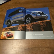 Mitsubishi Pajero 2004 j.Polski prospekt katalog folder broszura
