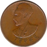 Abisynia 1 Santim 1943 cesarz Haile Selassie I - Cesarstwo Etiopii