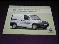 Fiat Doblo Cargo Natural Power gaz ziemny 2005 prospekt folder katalog