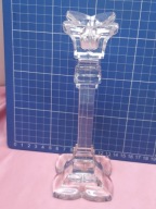 kryształowy świecznik lichtarzyk postument długa świeczka NACHTMAN 24%