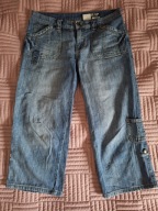 Spodnie rybaczki Street One r. S/M Szerokie nogawki