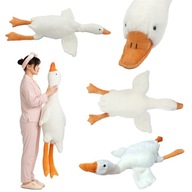 MASKOTKA PODUSZKA GĘŚ DUŻA PLUSZOWA XXL 130CM PRZYTULANKA ZABAWKA