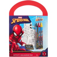 Kolorowanka z Łamigłówkami + Kredki MAREL SPIDERMAN