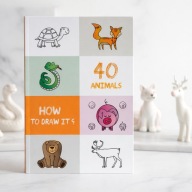 Jak rysować zwierzęta – Nauka rysowania dla dzieci krok po kroku KSIĄŻKA