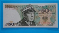 50 zł 1975 ,seria BP 0450724,stan UNC