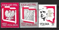 Znaczki Pocztowe Polskie 2178-80 ..1974 r Kasowane