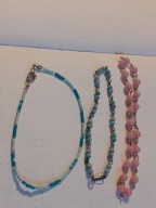 Zestaw 3 bransoletek na nogę