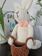 Biały Królik- Hand made