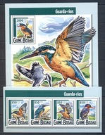 PTAKI. GUINE BISSAU. Mi Bl+ark.A**2015r.