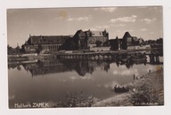 Malbork Most na palach ok.1950r. Foto W. Hodakowski L482