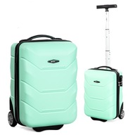 Mała twarda walizka kabinowa 40x25x20 na kółkach teleskopowa rączka 15 l