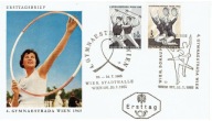 Austria - Zawody gimnastyczne - Wiedeń 1965 - Mi. 1190-91 FDC