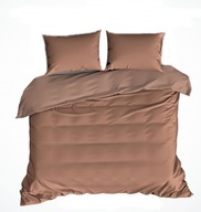 pościel z flaneli 200x200 +2x70x80 +3x40x40 guzik F 202 brąz jasny