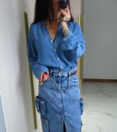 Wrangler KOSZULA JEANSOWA r.S/M