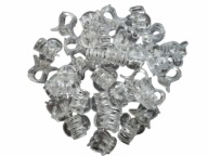 Kraby krabiki żabki spinki włosów 1,5 cm - 20szt bezbarwne transparentne