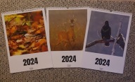 Kalendarz przyrodniczy 2024 Ptaki Ssaki A3