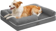 Feandrea legowisko ortopedyczne dla psa szary 91 cm x 70 cm
