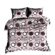 Pościel kora lux 160x220 + 2x70x80 guzik K 256 Kosmiczny pył