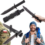 NÓŻ TAKTYCZNY WOJSKOWY MYŚLIWSKI FINKA TURYSTYCZNY SURVIVALOWY SZTURMOWY