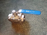 ZAWÓR KULOWY NIERDZEWNY 2'' 3-CZĘŚCIOWY GW/GW