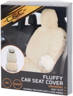 C&C POKROWIEC NA FOTEL SAMOCHODOWY UNIWERSALNY BIAŁY