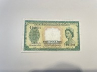 Malaje - Malezja - 5 dollars - 1953 - rzadki