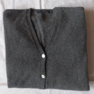 Jacke's luksusowy, lekki kardigan ze 100% kaszmiru