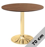 Stół okrągły Lugano 70 x 70 x 74cm orzech