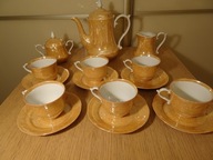 Serwis kawowo-herbaciany Rapsodia, Włocławek, PRL, Vintage, lata 70-te