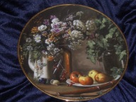 Royal Mosa Talerz kolekcjonerski dekoracyjny obraz porcelanowy Bradex