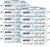 Chusteczki mokre 720 SZTUK Kindii Pure 99% water dla dzieci 12 x 60