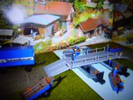 MOST PONTONOWY z zapleczem Technicznym w skali H0