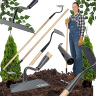 Motyka Haczka Graca Ogrodowa Trapezowa z Trzonem 120 cm Begris