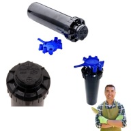 ZRASZACZ OGRODOWY WYNURZALNY ROTACYJNY OBROTOWY ZASIĘG 4,6 - 10,7M + DYSZE