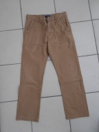 KANGOL SPODNIE SPORTOWE BEŻOWE BAWEŁNA 146-152