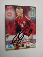 Karta panini autograf Dania Dolberg Euro 2021 Kick off