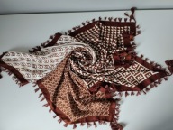 Piękna chusta apaszka w modne wzory 102cmx102cm 100% wiskoza