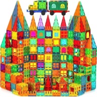 Wonder Toys Klocki Magnetyczne 100el Zabawka Konstrukcyjna 3+