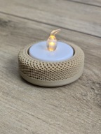 Elegancki świecznik drukowany 3D + świeczka LED GRATIS! Druk3d mixGadzet