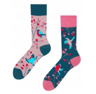 PTAKI I JARZĘBINA Wesołe Skarpetki damskie nie do pary roz 35-38 EKO