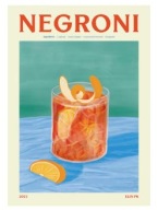 Plakat „Cocktail Bar Aesthetic” – Retro Plakaty z Drinkami