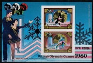 Korea Północna 1980 Znaczki A 2038-9B ** sport igrzyska olimpijskie medale