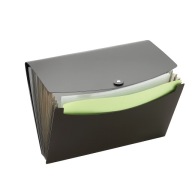 Organizer teczka harmonijkowa A4 13 kieszeni czarna pojemność aż 900 ark.