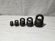 Stare odważniki funtowe zestaw 5-80dkg tzw funciaki